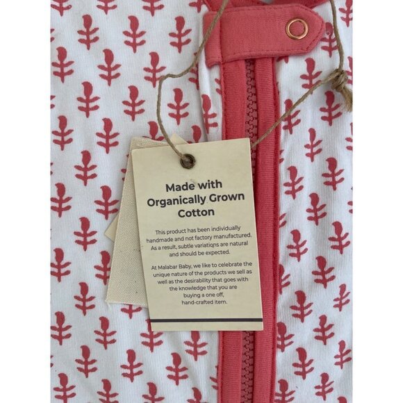 Malabar Baby Wearable Blanket Pink City Sleeping Sack Lightweight 6-18 M Organic - Picture 12 of 16